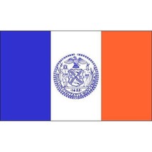 New York City Nylon Flag 5&#39;x8&#39; - £204.91 GBP