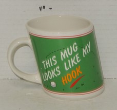 vintage Papel &quot;This mug looks like my slice&quot; Golf Coffee Mug Cup Ceramic - $183.60 MXN