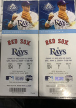 RED SOX VS RAYS May 2, 2009 - £15.48 GBP