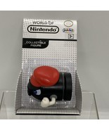 World of Nintendo Bullet Bill wearing cappy 2.5&quot; collectible figure whit... - £11.85 GBP