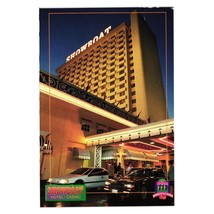 Showboat Hotel Casino Vintage Postcard Evening Lights Entrance Vacation ... - £7.57 GBP