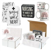 Teacher Gift Hoopla Box - Ceramic Mug, Standing Block Desk Sign, and Cot... - £14.11 GBP+