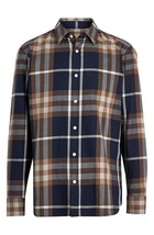  Burberry London Richard Slim Fit Plaid Sport Shirt Size S - £198.11 GBP