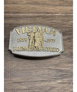 Vintage 1990 CS Inc Vietnam Remembered 1959-1975 Commemorative Belt Buck... - $374.59 MXN