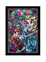 Tenyo Disney Jigsaw Puzzle - Stained Art 266 Pieces - Frozen Elsa/Anna (... - £36.95 GBP