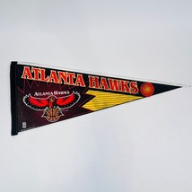 Vintage Wincraft 1994 NBA Atlanta Hawks Basketball Team Pennant - £11.00 GBP