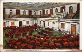 Senate Chamber US Capitol Washington DC Postcard PC491 - £3.94 GBP