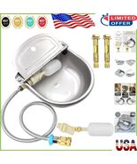 304 Stainless Steel Automatic Water Bowl for Dogs and Livestock with Flo... - $1,087.47 MXN