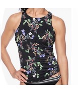 Athleta Maldives Gold Coast High Neck Swim Tankini Top Size 32 B/C Under... - $34.19 CAD