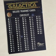 BattleStar Galactica Trading Card Vintage 1996 Checklist - £1.55 GBP