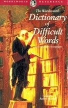 Dictionary Of Difficult Words Hill, Robert H. 1996 Softcover - £13.31 GBP