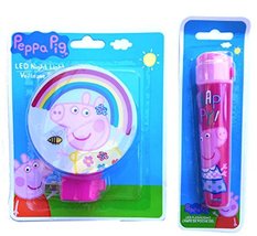 Peppa Pig Led Ninght Light &amp; Flash Light - $17.05