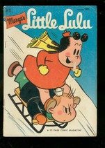 MARGE&#39;S LITTLE LULU #53 1952-DELL COMICS-TUBBY IN SNOW G/VG - £40.70 GBP