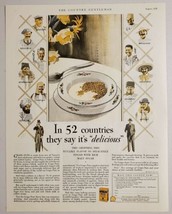 1928 Print Ad Grape Nuts Cereal 52 Countries Postum Company Battle Creek,MI - £11.97 GBP