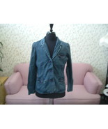 IZOD blue jean blazer size XL juniors size  - $374.25 MXN