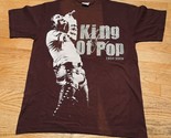 Michael Jackson Short Sleeve T shirt L Brown King Of Pop *Sun Faded* - $4.95