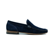 Giovacchini By Belvedere Italian Shoes Diego Suede Slip On Blue image 2