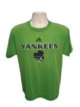 2005 Adidas New York Yankees Irish Adult Small Green TShirt - $19.80