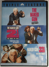 The Naked Gun Triple Feature (DVD, 2007, 3-Disc Set, Widescreen) Leslie Nielsen - £9.55 GBP