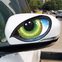  Stickers 3D Stereo Reflective Cat Eyes  Sticker Creative Rearview Mirror Decal  - £57.55 GBP