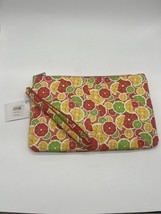 Travel Wallet wristlet Pouch  Orange Lemon Lime pink summer Fruit Bag Ma... - $6.29