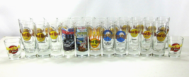Lot Of 25 Hard Rock Cafe Shot Glass Collection International &amp; US (SEE L... - £156.45 GBP