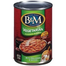 B&amp;M Vegetarian Baked Beans, 16 Ounce Cans (Pack of 12) - £40.36 GBP