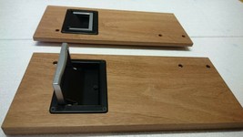 NEW CUSTOM Stained Wood Side Panels Reel Studer Technics Otari with Handles - £154.97 GBP