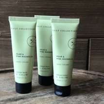 (2) Crabtree &amp; Evelyn Pear &amp; Pink Magnolia Hand Cream Travel Size - £20.96 GBP