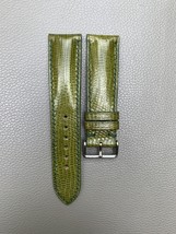 Olive Genuine Lizard Leather Watch Strap Band Custom Size 17 18 19 20 21... - $45.00