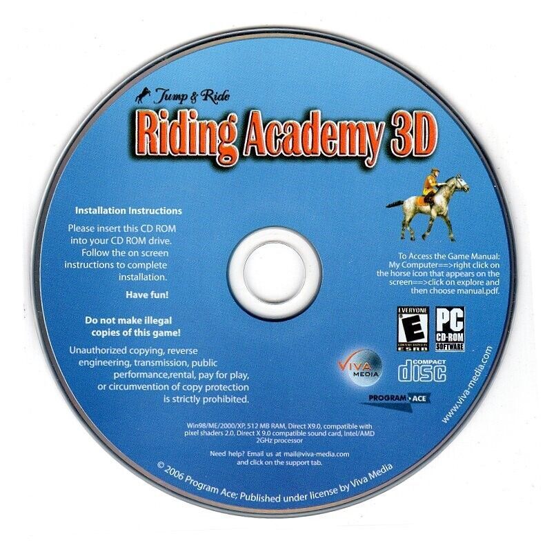 Primary image for Jump & Ride: Riding Academy 3D (PC-CD, 2006) for Windows - NEW CD in SLEEVE