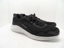 Skechers Men&#39;s Memory Foam Insole Lace Up Athletic Casual Shoe Black/White 12M - £28.56 GBP