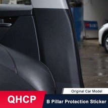 QHCP  Inner B Pillar Sticker Door Column Protection Safety Belt Buckle Anti-scra - £56.06 GBP