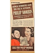 WWII-1944 Vintage Print Ad-Philip Morris Cigarettes-Buy more war bonds-M... - $13.27 CAD