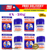 4x Geliga Muscular Balm 20g Relieve Muscle Neck Joints Pain + FREE SHIPPING - £21.58 GBP