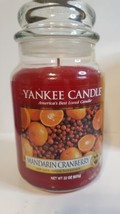 Yankee Candle Housewarmer Scented Candles Jar 22oz Mandarin Cranberry Retired  - £40.20 GBP