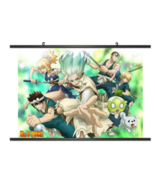 CR Loves Dr. Stone Kingdom Wall Scroll - £23.94 GBP