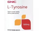 GNC L-Tyrosine 500mg 60 Vegetarian Caplets 4/26 - £11.79 GBP