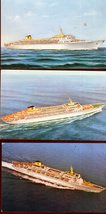 M.V. Oceanic Home Lines Cruise Ship 3 Postcards - $2.99