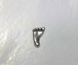 Origami Owl Charm (New) Silver Baby Foot - Ch - £7.02 GBP