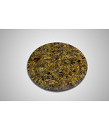 24"x24" Tiger eye random style Inlay Stones coffee table: Round Table Top - $1,999.00