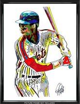 Darryl Strawberry New York Mets Baseball Poster Print Wall Art 18x24 - £21.58 GBP