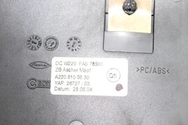 00-06 MERCEDES-BENZ W220 S430 S500 CENTER CONSOLE ASHTRAY W/O LID E6049 image 11