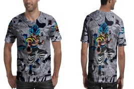 Gogeta Vegito Perfect Saiyan  Mens Printed T-Shirt Tee - $14.53+