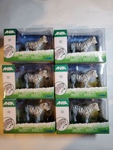 6 New Sealed Ania Tomy Animal Pack, Zebra Herd Zeal Figure Mini (USA SHI... - $35.62