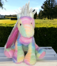 Douglas Cuddle Toys Plush Rainbow Unicorn Stuffed Animal #4207 2021 10" - £9.25 GBP