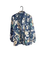 Charlotte London Navy Floral Blazer Jacket M/L - €33,37 EUR