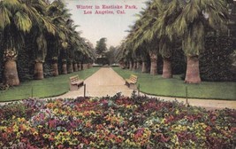 Eastlake Park Los Angeles California CA Winter 1915 to Toledo Ohio Postcard A31 - £2.35 GBP