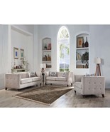 Cyndi Chair w/Pillow, Tan Velvet - $11,573.72 MXN