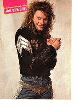 Jon Bon Jovi Jason Gedrick teen magazine pinup clipping Roof Tops Muscles - £2.75 GBP